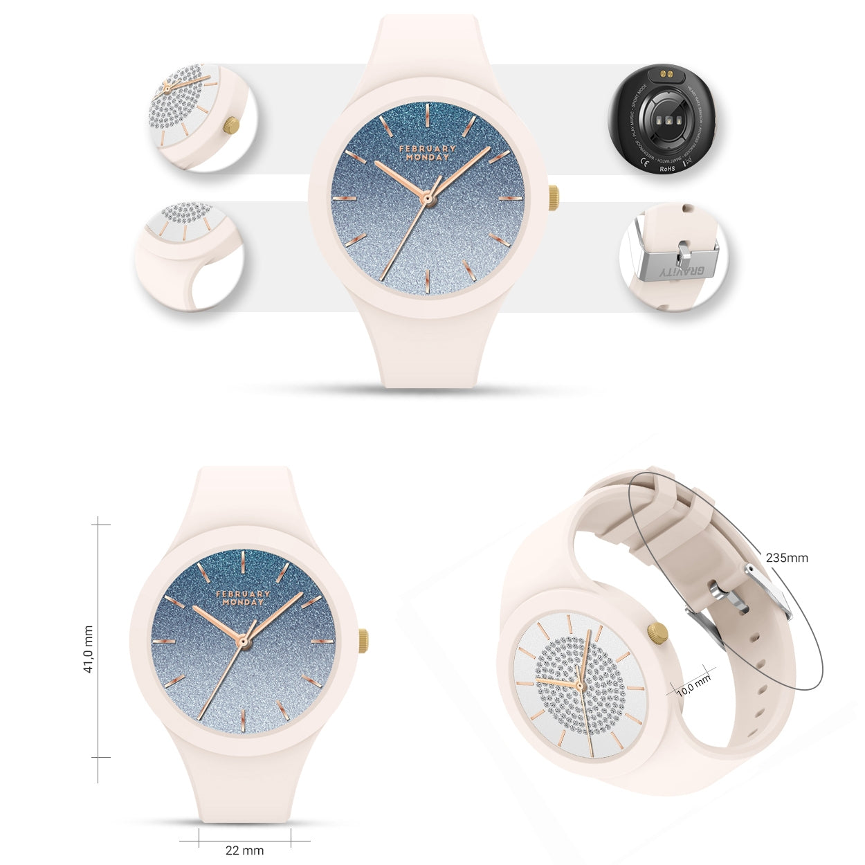 Smartwatch Damski Gravity GT14-1 – zdjęcie 6