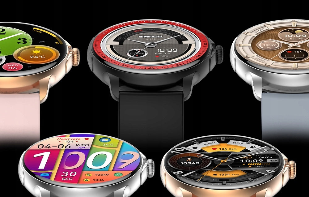 Smartwatch Damski Rubicon RNCF35 ROSE GOLD Bransoleta + Pasek Pink – zdjęcie 7