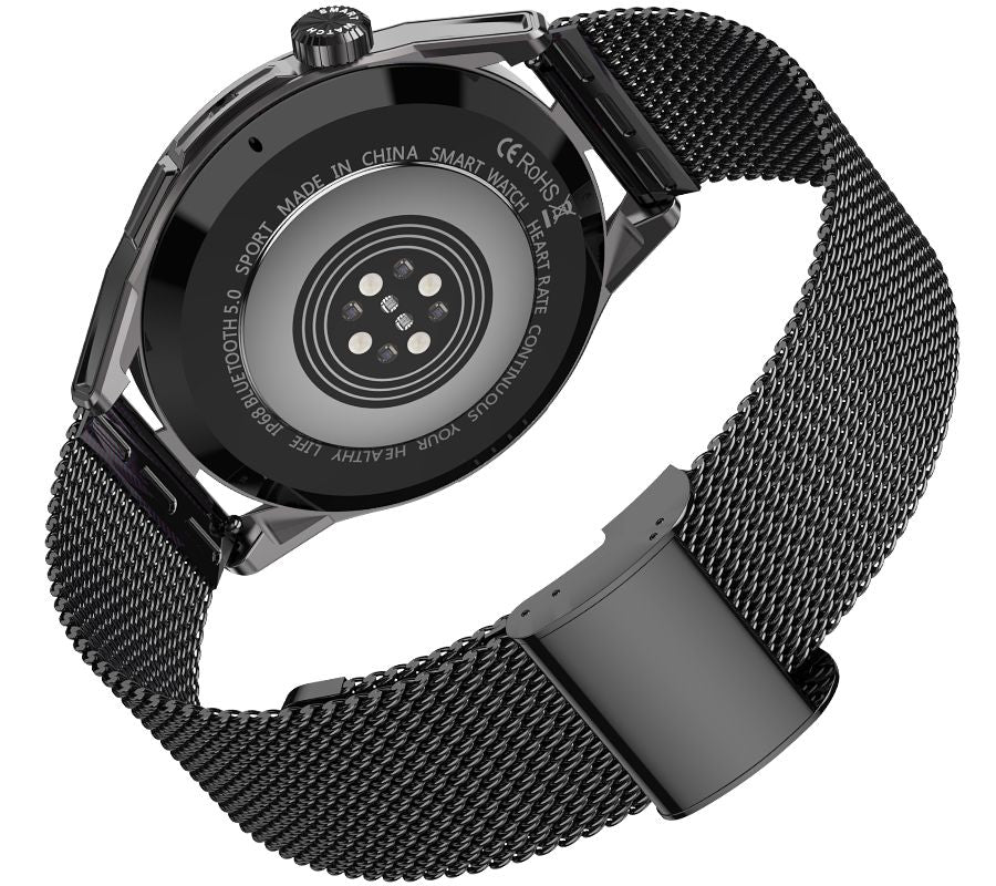Smartwatch  Rubicon RNCE88-2 Czarny- Czarny Pasek Silikonowy + Czarna – zdjęcie 4