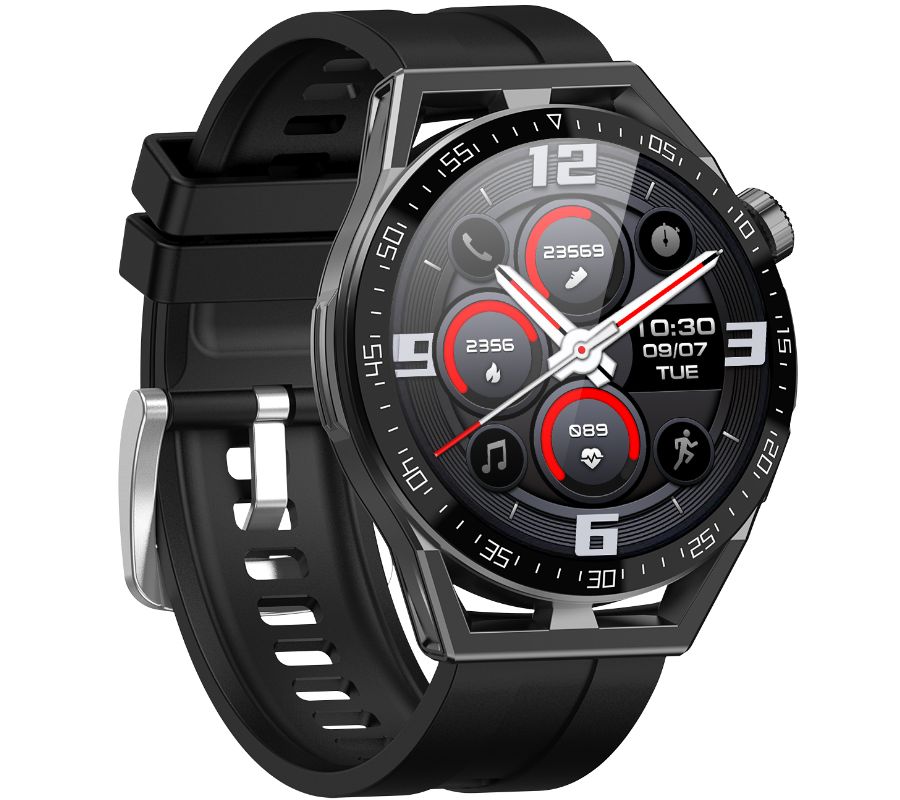 Smartwatch  Rubicon RNCE88-2 Czarny- Czarny Pasek Silikonowy + Czarna – zdjęcie 5