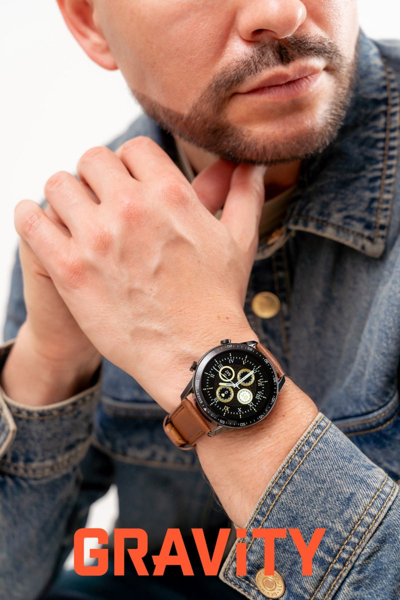 Smartwatch Gravity Czarny 2 Paski GT10-4 – zdjęcie 3