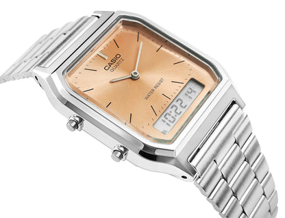 Zegarek Damski CASIO AQ-230A-4AMQYDF + BOX – zdjęcie 2
