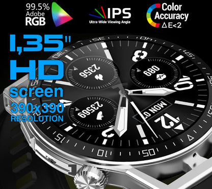 Smartwatch  Rubicon RNCE88-2 Czarny- Czarny Pasek Silikonowy + Czarna – zdjęcie 7