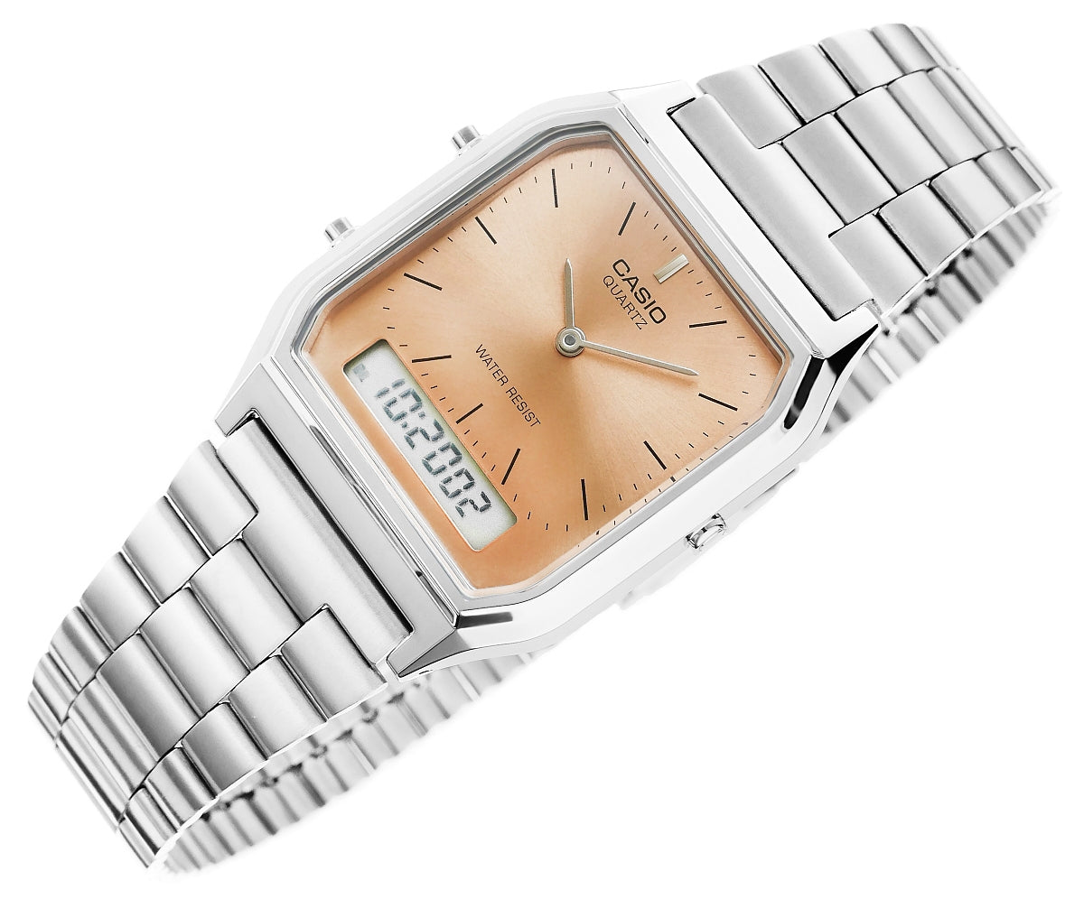 Zegarek Damski CASIO AQ-230A-4AMQYDF + BOX – zdjęcie 3