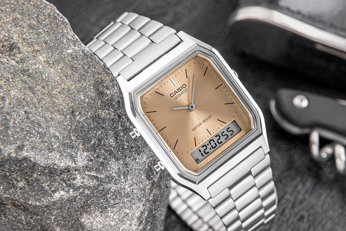 Zegarek Damski CASIO AQ-230A-4AMQYDF + BOX – zdjęcie 4
