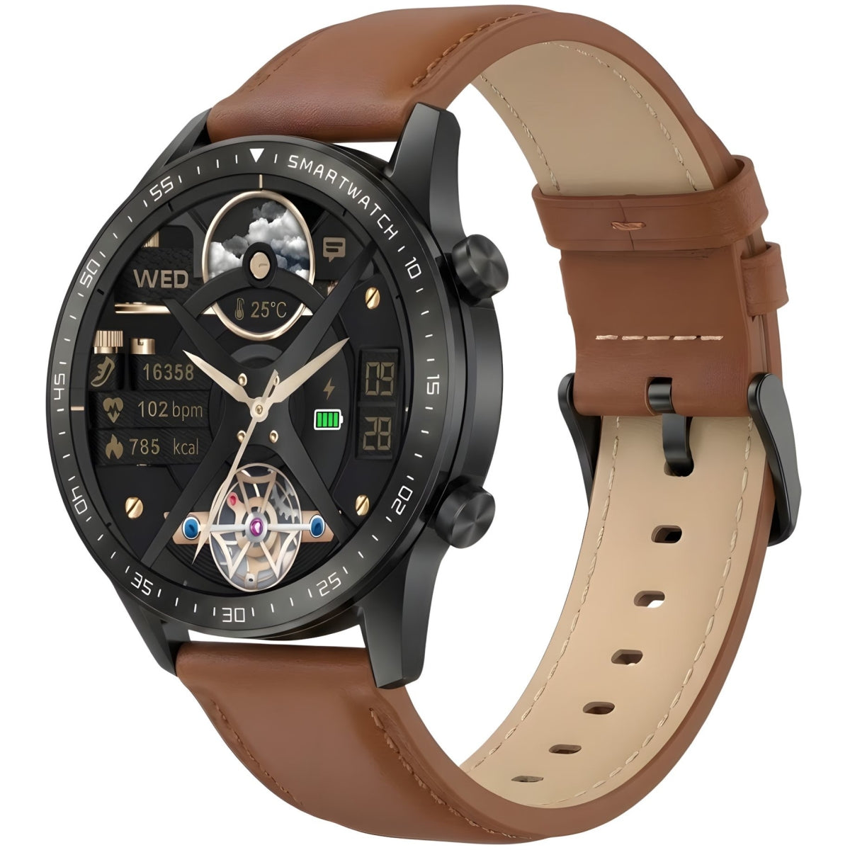 Smartwatch Gravity Czarny 2 Paski GT10-4 – zdjęcie 6