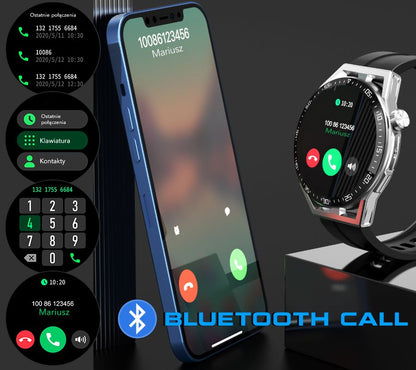 Smartwatch  Rubicon RNCE88-2 Czarny- Czarny Pasek Silikonowy + Czarna – zdjęcie 8