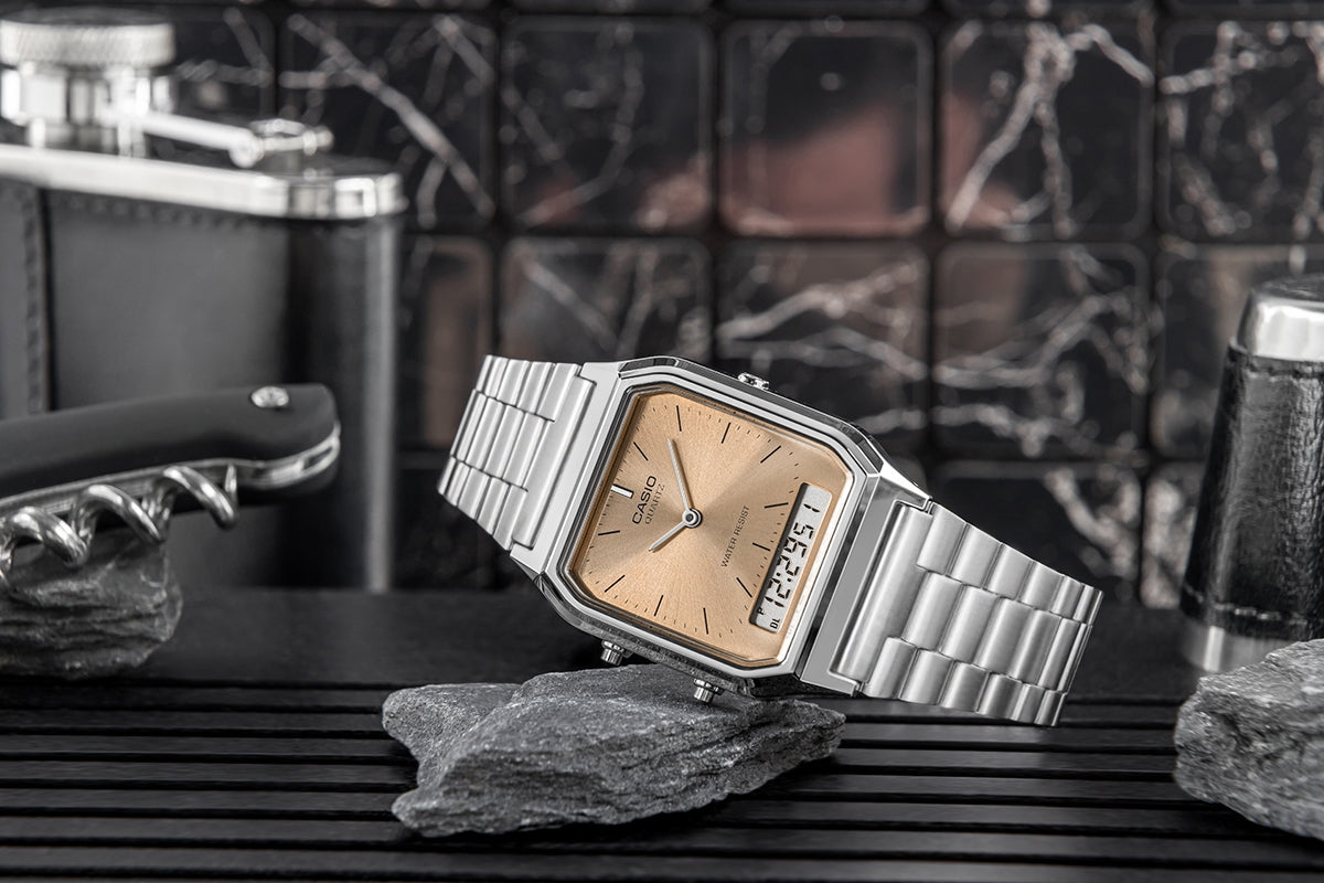 Zegarek Damski CASIO AQ-230A-4AMQYDF + BOX – zdjęcie 5
