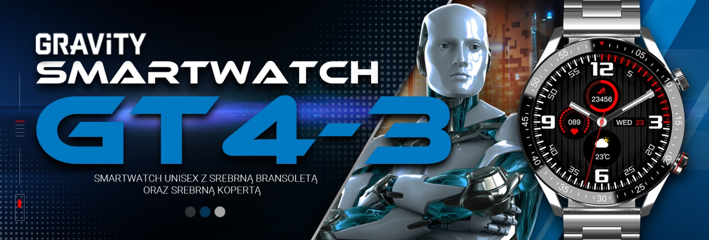 Smartwatch Męski Gravity GT4-3 – zdjęcie 6