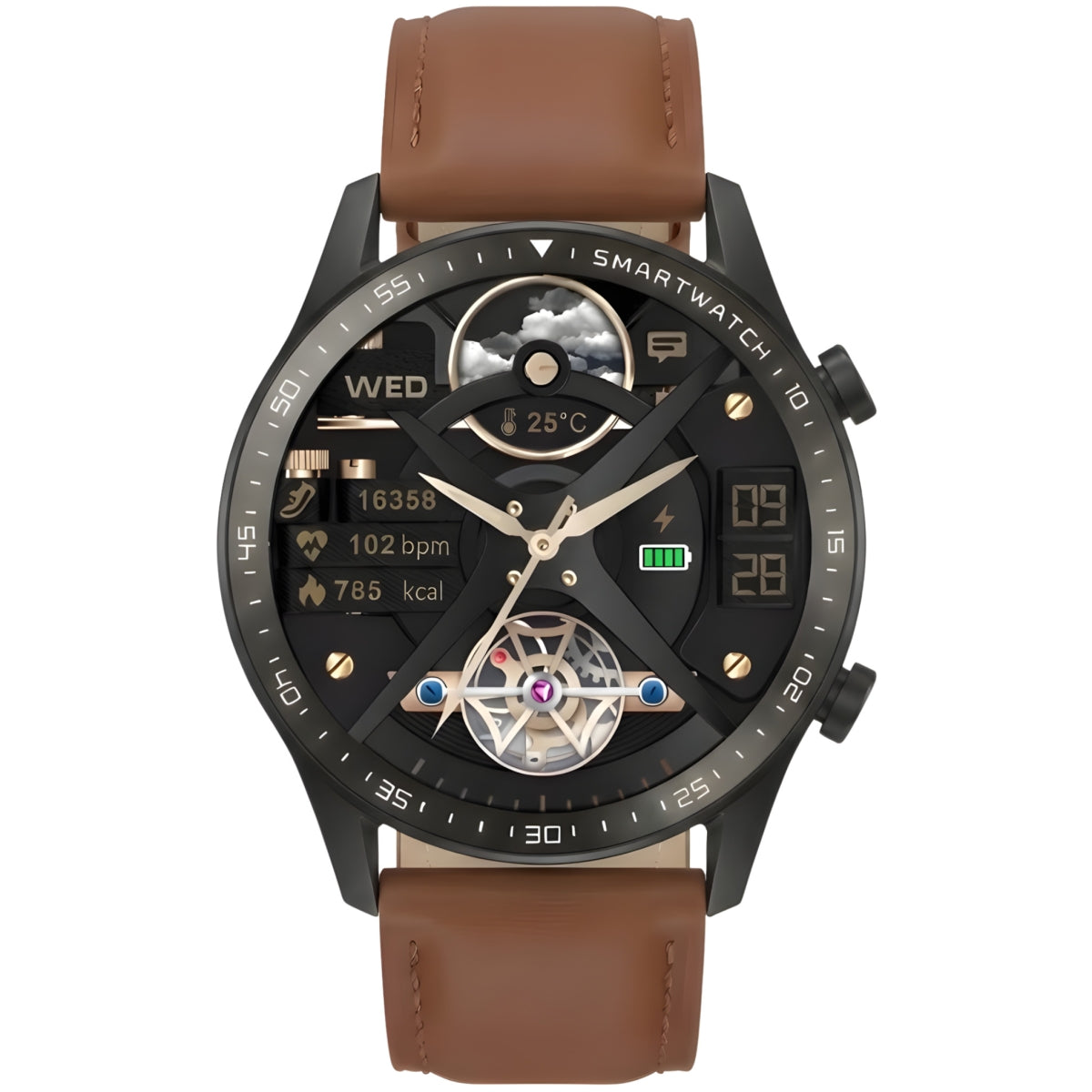 Smartwatch Gravity Czarny 2 Paski GT10-4 – zdjęcie 8