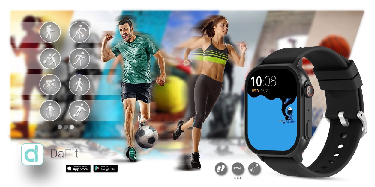 Smartwatch Gravity GT15-1 Czarny Pasek Silikonowy + Czarna Bransoleta – zdjęcie 16