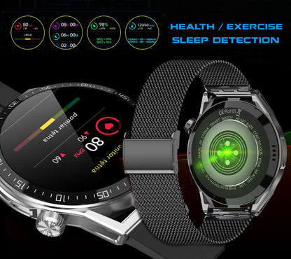 Smartwatch  Rubicon RNCE88-2 Czarny- Czarny Pasek Silikonowy + Czarna – zdjęcie 12