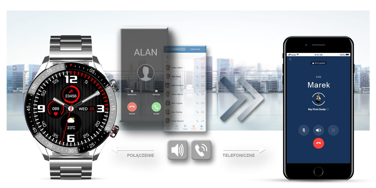 Smartwatch Męski Gravity GT4-3 – zdjęcie 10