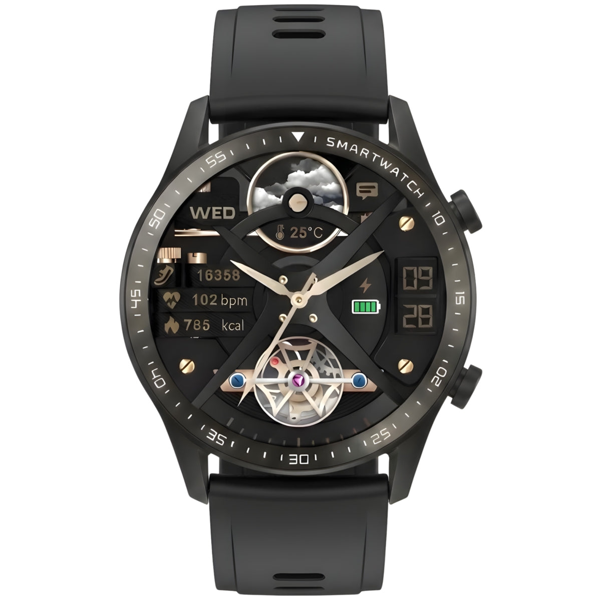 Smartwatch Gravity Czarny 2 Paski GT10-4 – zdjęcie 11