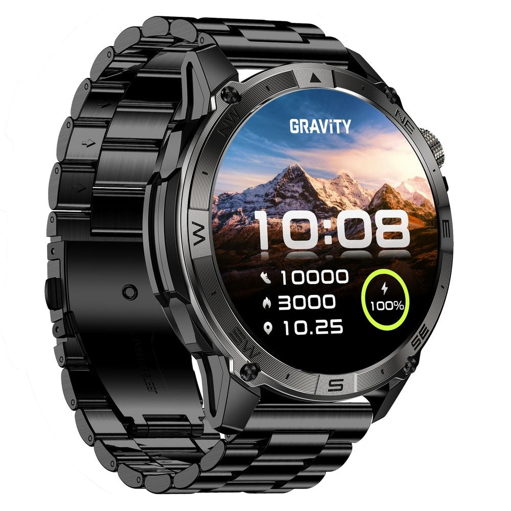 Smartwatch Gravity Czarny Pasek + Bransoleta GT46-4 – zdjęcie 8