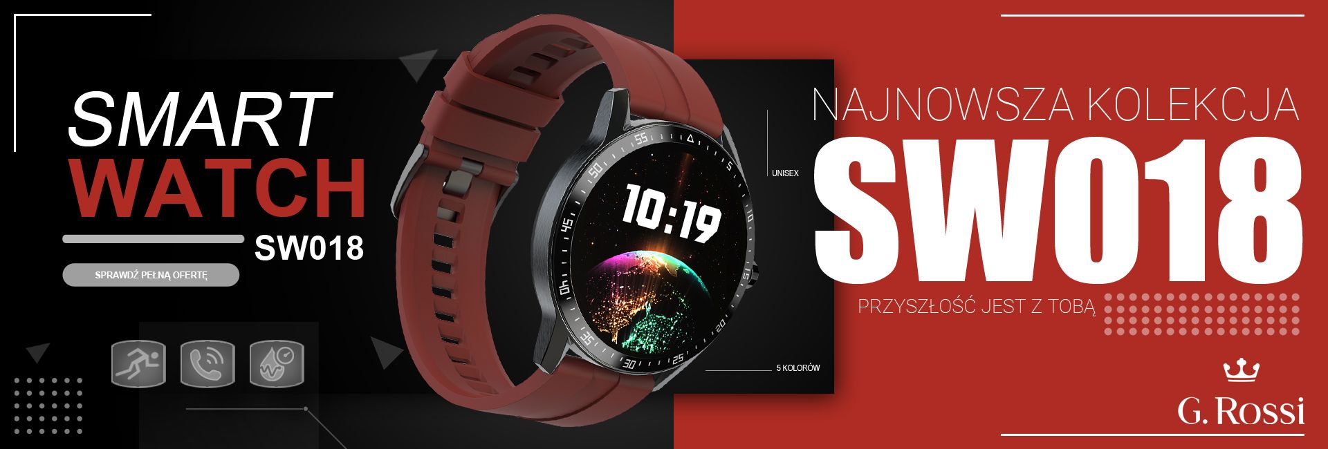Zegarek SMARTWATCH G.ROSSI SW018-4 – zdjęcie 8