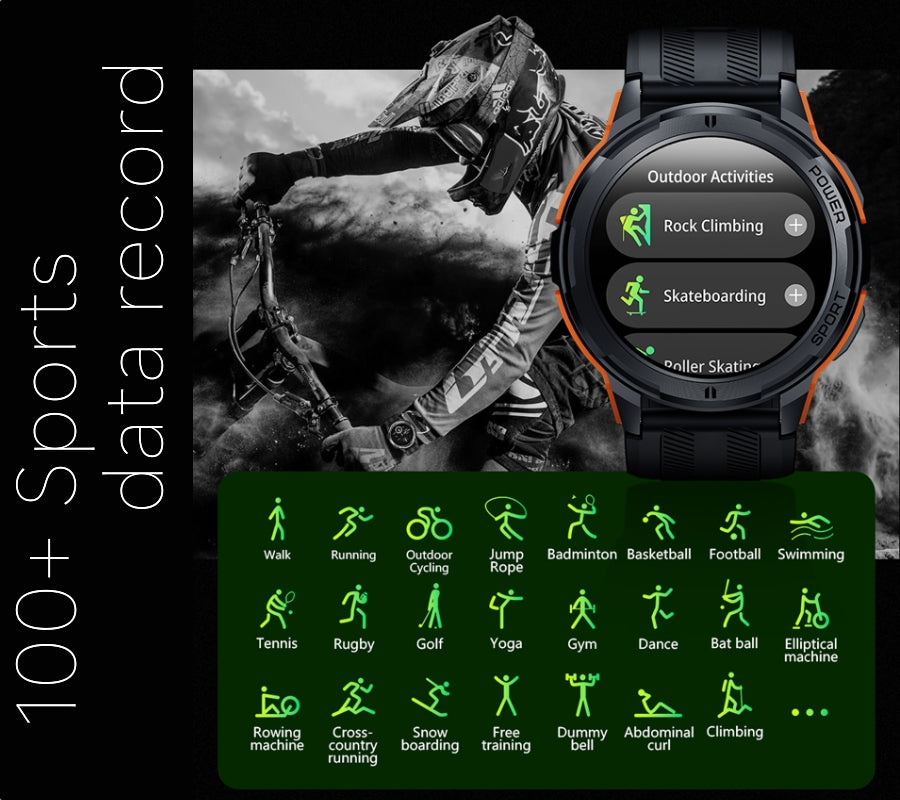 Smartwatch Męski Rubicon RNCF26-1 BLACK – zdjęcie 8