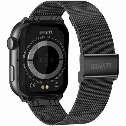 Smartwatch Męski GRAVITY GT28-1 Pasek + Bransoleta Czarny – zdjęcie 8