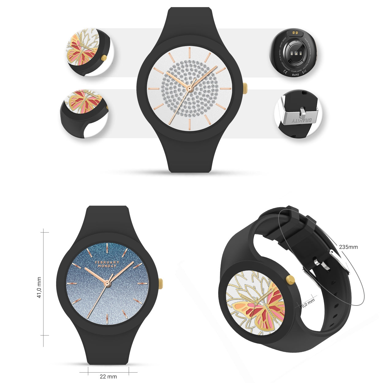 Smartwatch Damski Gravity GT14-3 – zdjęcie 8