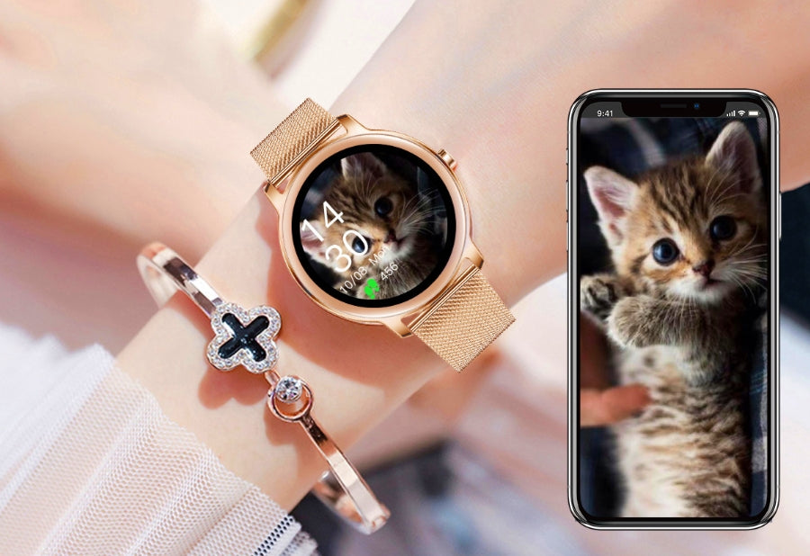 Smartwatch Damski RUBICON RNBE66 Black SMARUB124 – zdjęcie 8