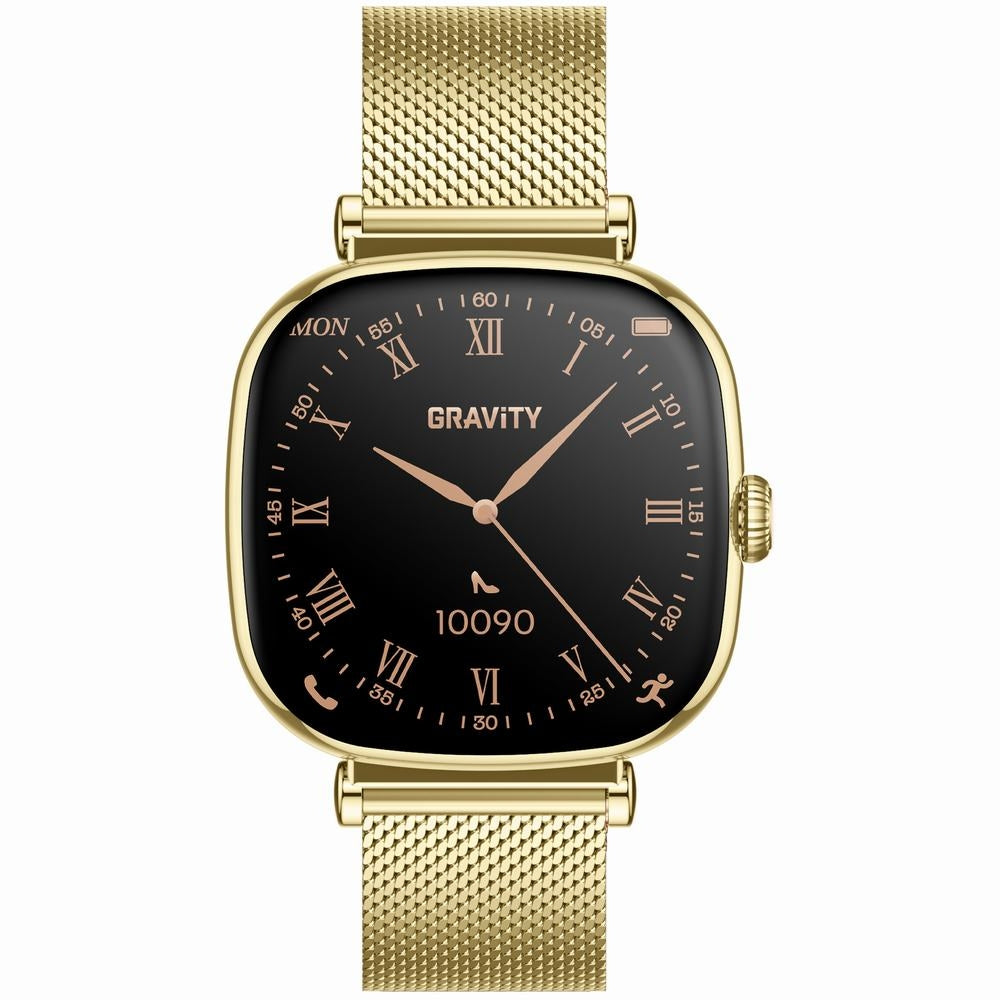 Smartwatch Gravity Złoty Bransoleta + Pasek GT32-2 – zdjęcie 8