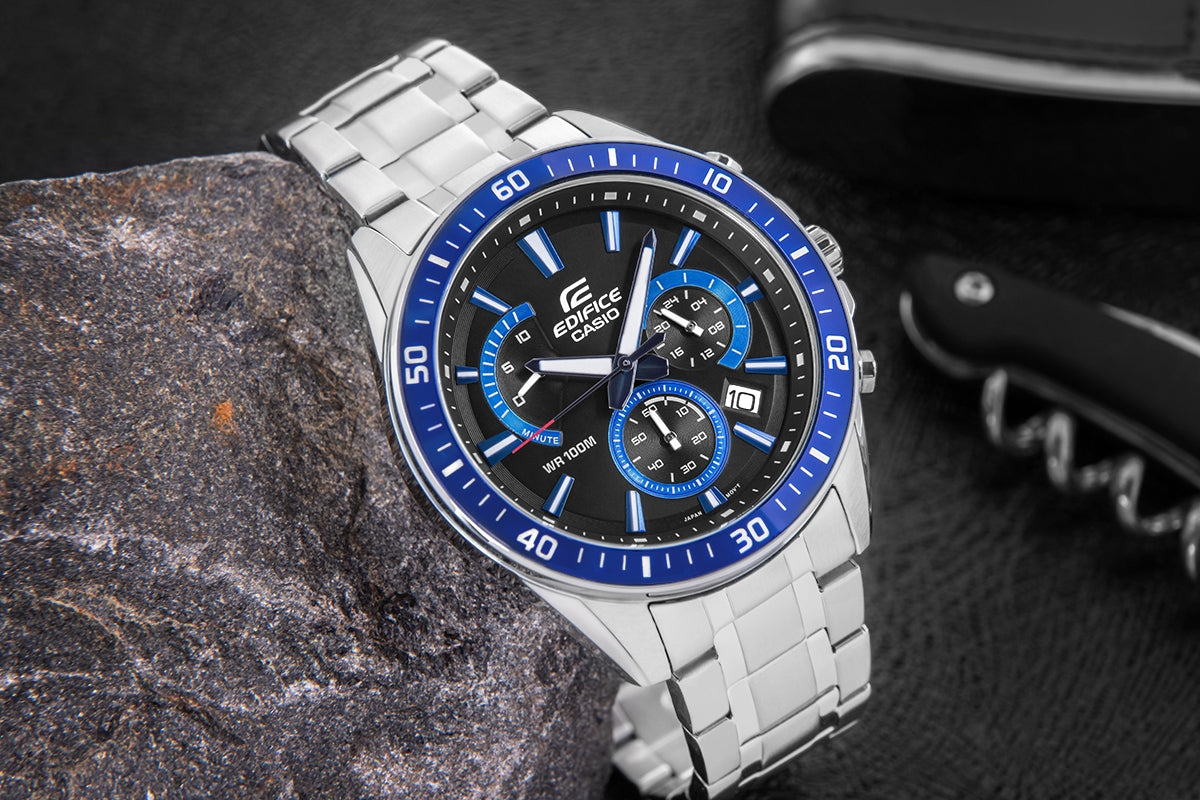 Zegarek Męski CASIO EDIFICE EFR-552D-1A2VUEF + BOX – zdjęcie 5