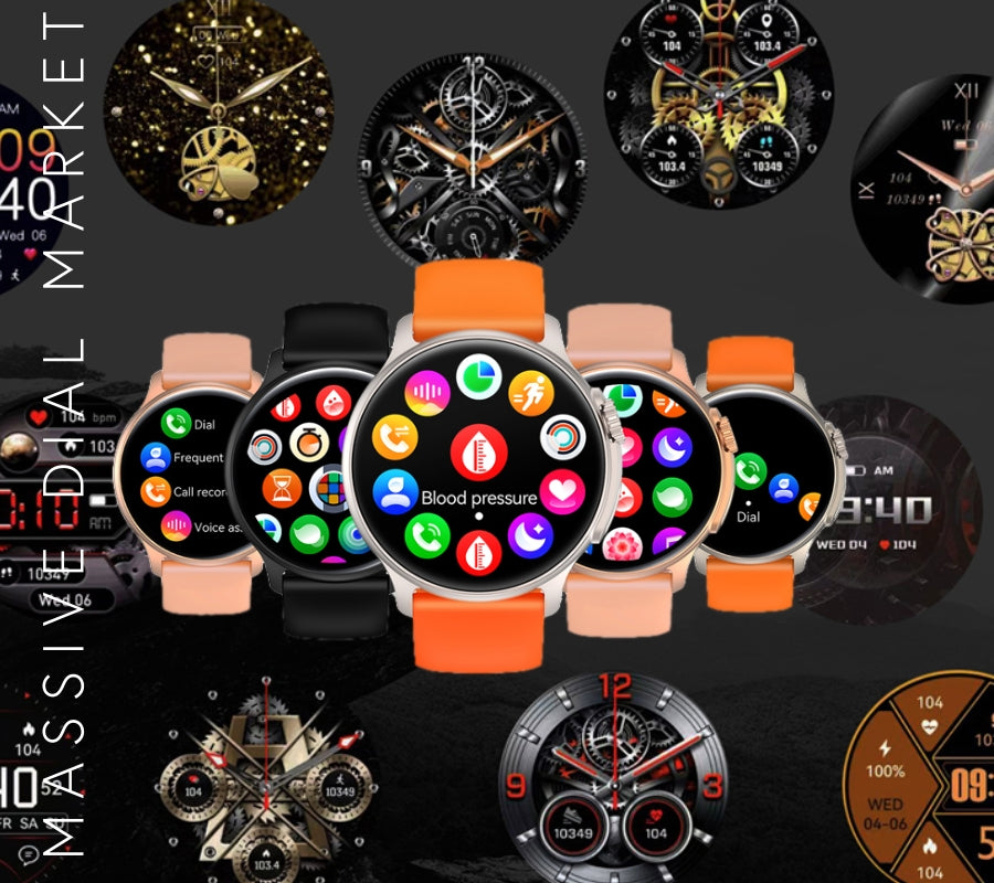 Smartwatch Męski RUBICON RNCF12 Tytan/Orange SMARUB245 – zdjęcie 8