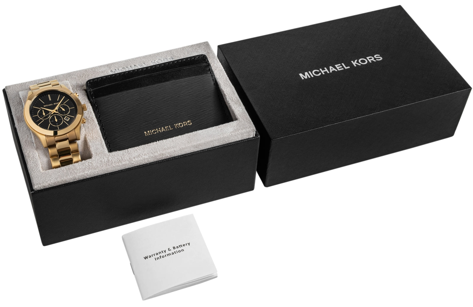Zegarek Męski + Etui na karty MICHAEL KORS MK1076SET + BOX – zdjęcie 8