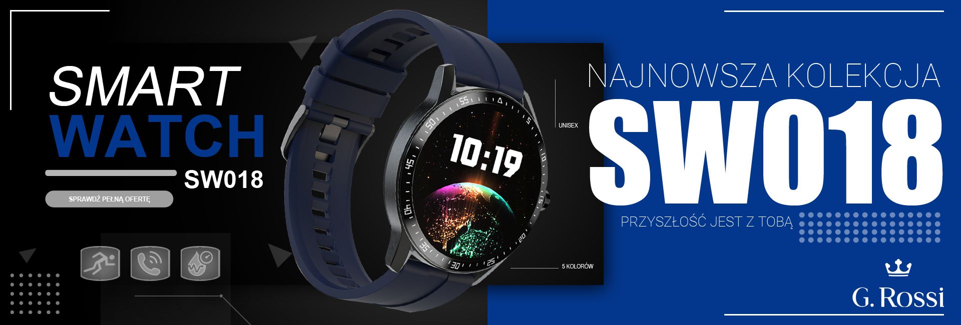 Zegarek SMARTWATCH G.ROSSI SW018-5 – zdjęcie 8