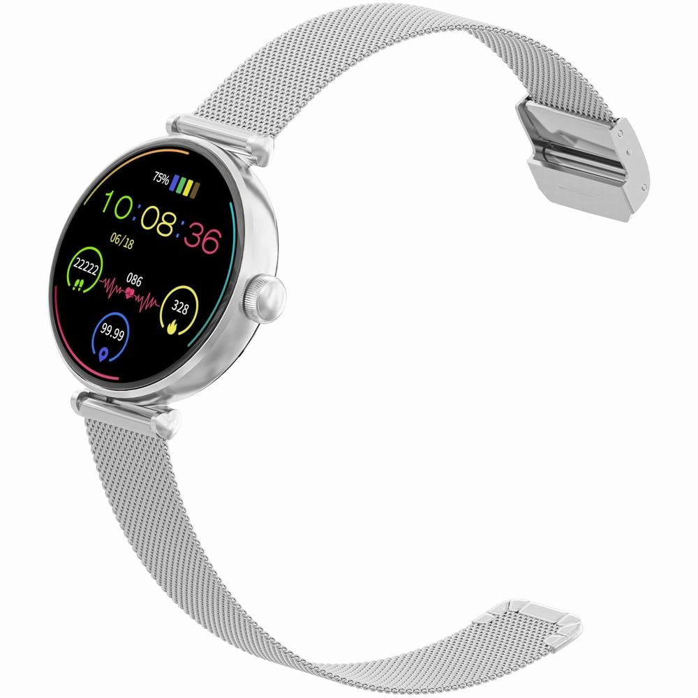 Smartwatch Gravity Srebrno Biały 2 Paski GT26-8 – zdjęcie 8