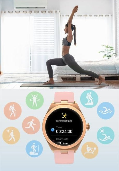 Smartwatch Gravity Różowe Złoto Różowy GT25-2 – zdjęcie 8
