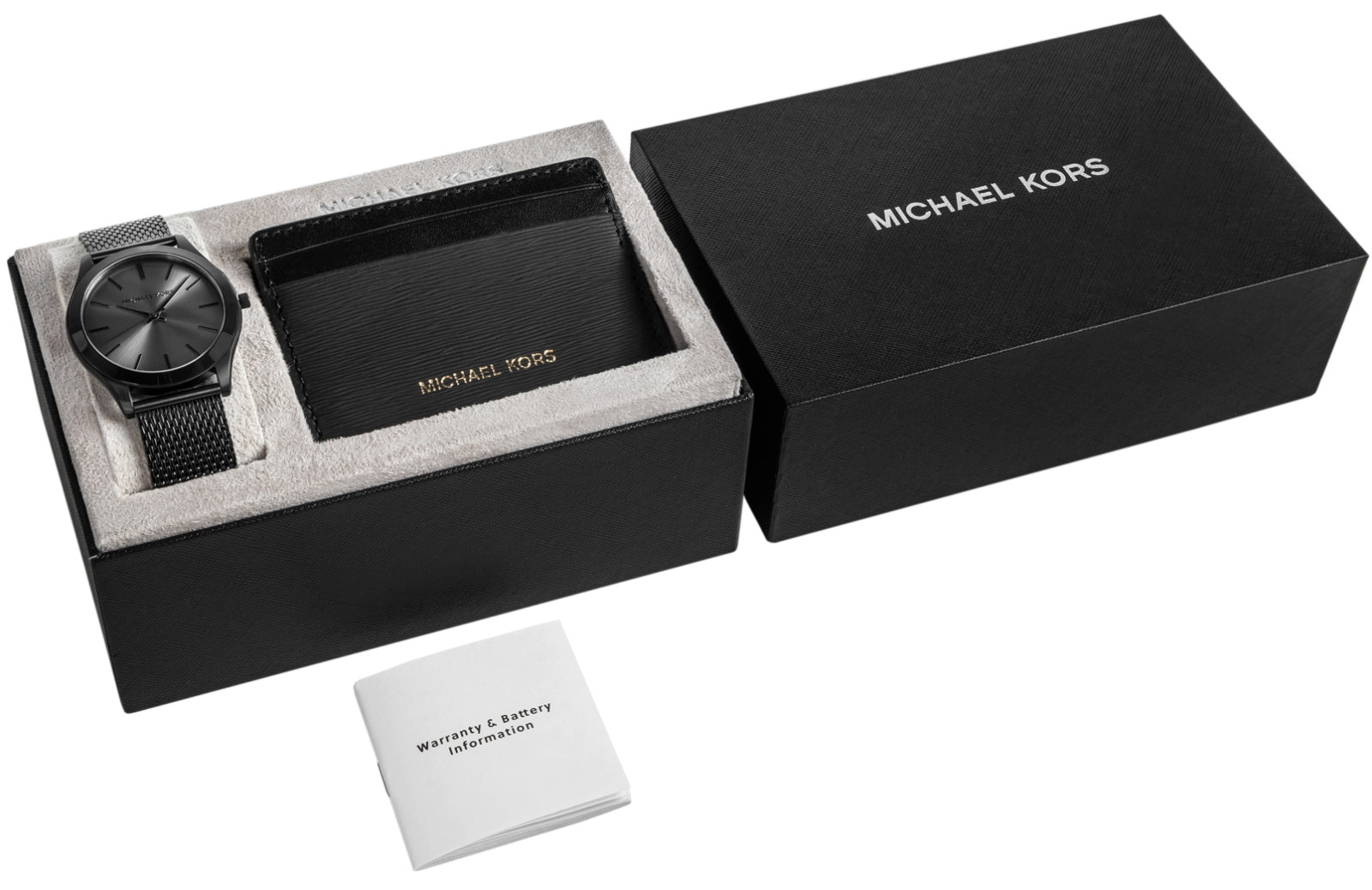 Zegarek Męski + Etui na karty MICHAEL KORS MK1085SET + BOX – zdjęcie 8