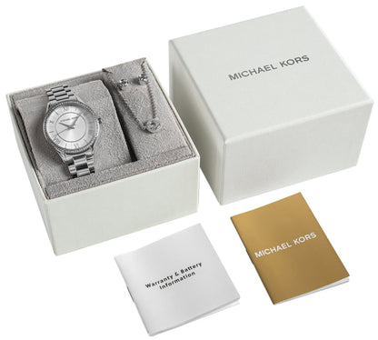 Zegarek Damski Michael Kors Lauryn + biżuteria MK4851SET + BOX – zdjęcie 8
