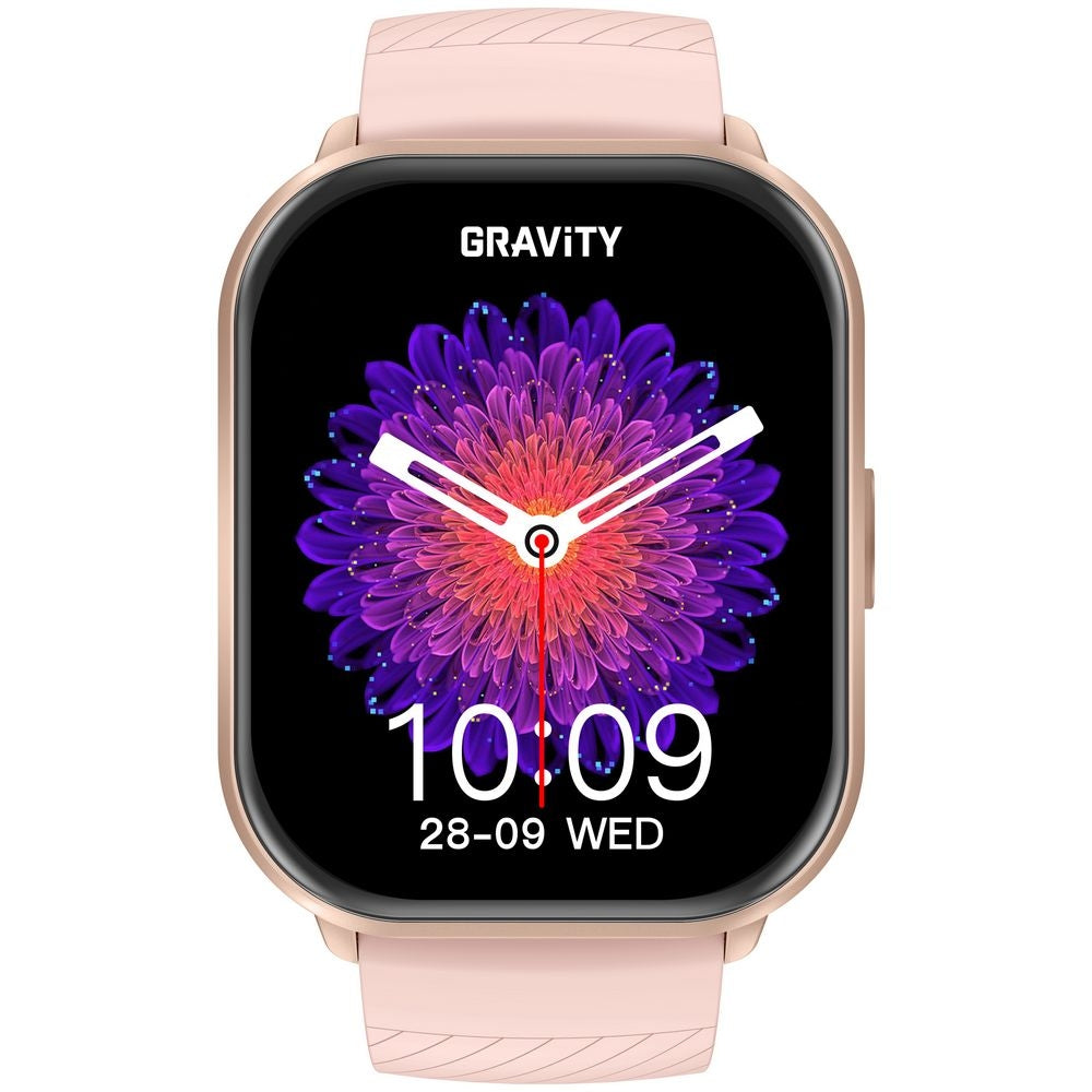Smartwatch Gravity Różowy Pasek + Bransoleta GT43-1 – zdjęcie 7