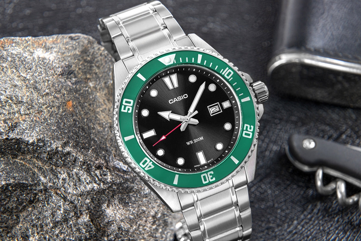 Zegarek Męski CASIO MDV-107D-3AVEF + BOX – zdjęcie 6