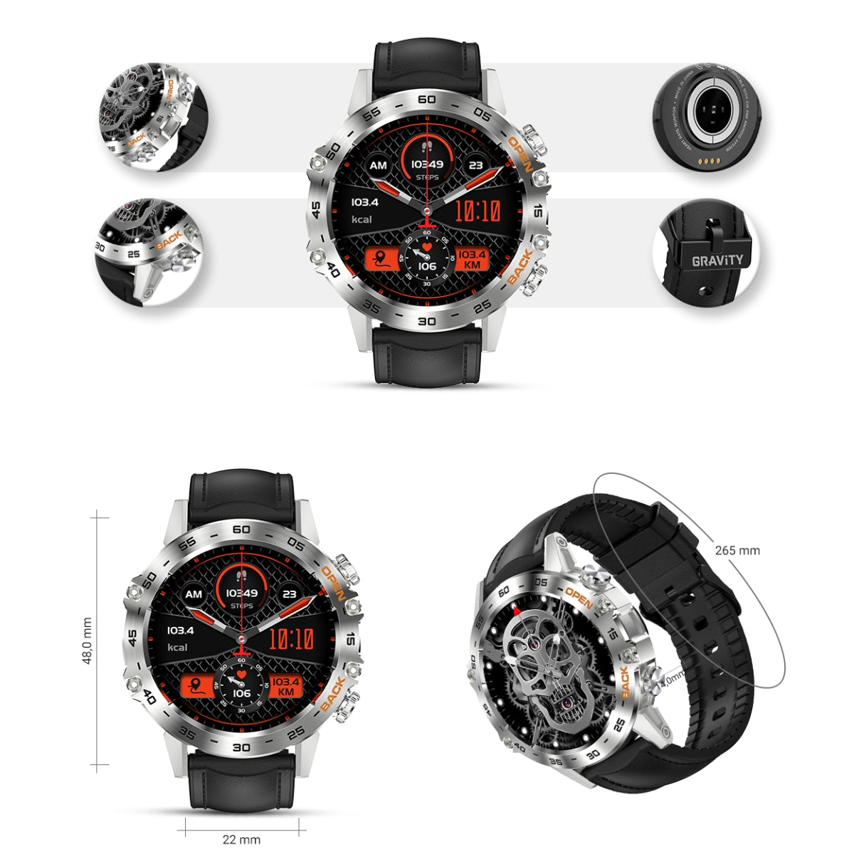Smartwatch Gravity GT9-6 – zdjęcie 7