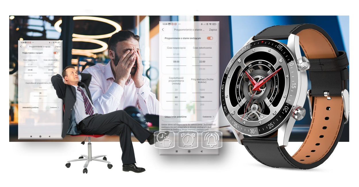 Smartwatch Męski Gravity GT4-5 – zdjęcie 16