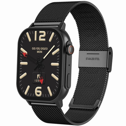 Smartwatch Gravity GT15-2 Pomarańczowy Pasek Silikonowy + Czarna Bransoleta – zdjęcie 2