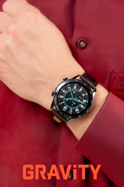 Smartwatch Gravity Czarny 2 Paski GT10-5 – zdjęcie 4