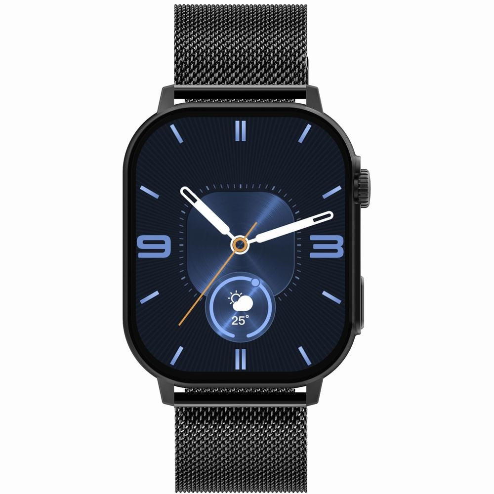 Smartwatch Gravity GT15-2 Pomarańczowy Pasek Silikonowy + Czarna Bransoleta – zdjęcie 4