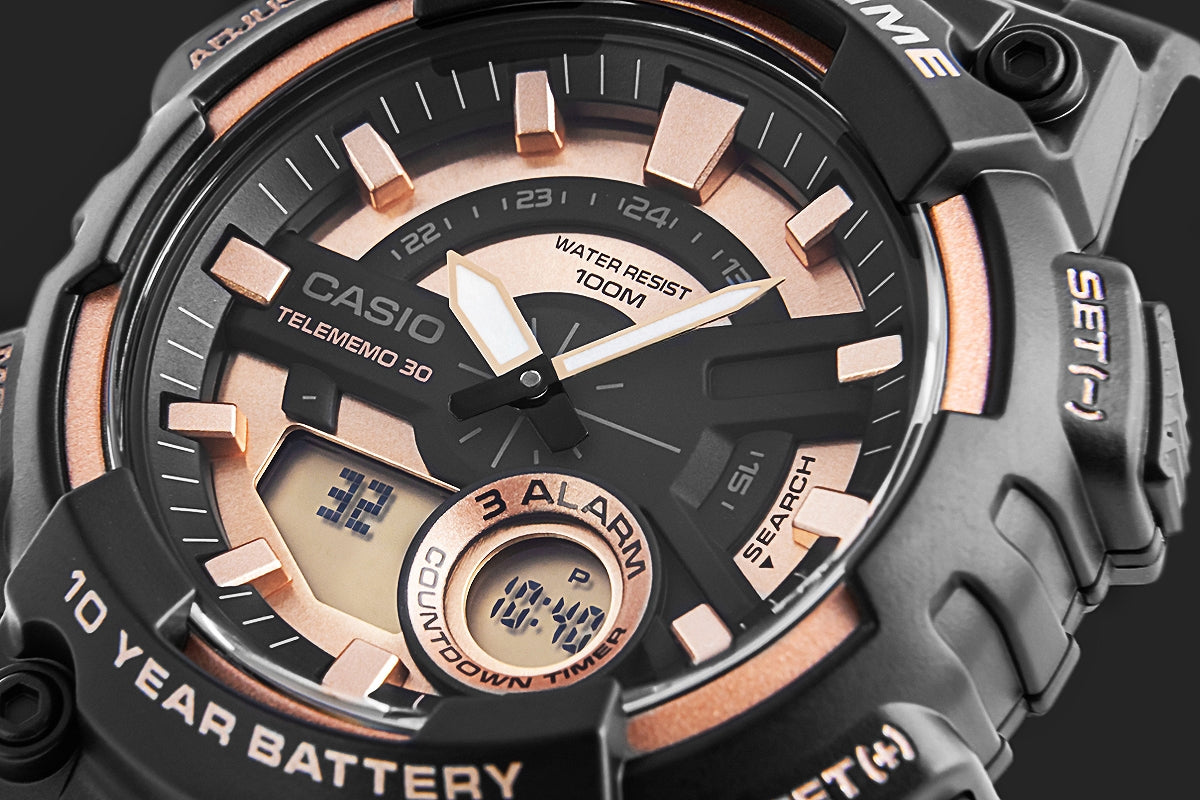 Zegarek Męski CASIO Gerton AEQ-110W-1A3VDF + BOX – zdjęcie 4