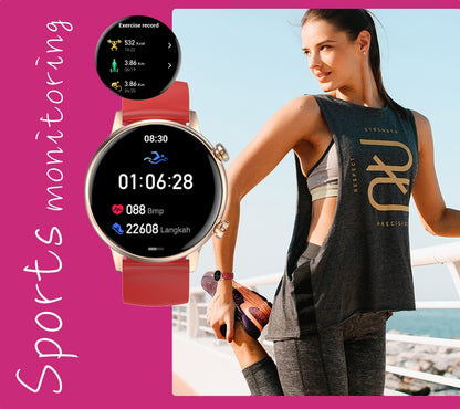 Smartwatch Damski RUBICON RNCF09 Rose Gold/Pink SMARUB234 – zdjęcie 9