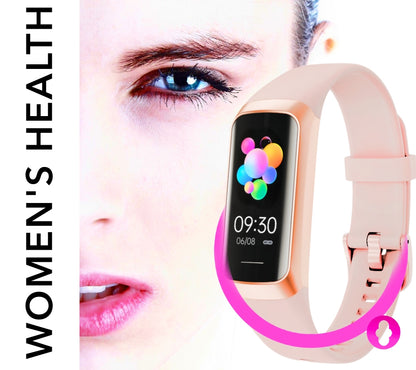 Smartband Damski RUBICON RNCF05 Rose Gold/Berry SMARUB214 – zdjęcie 9