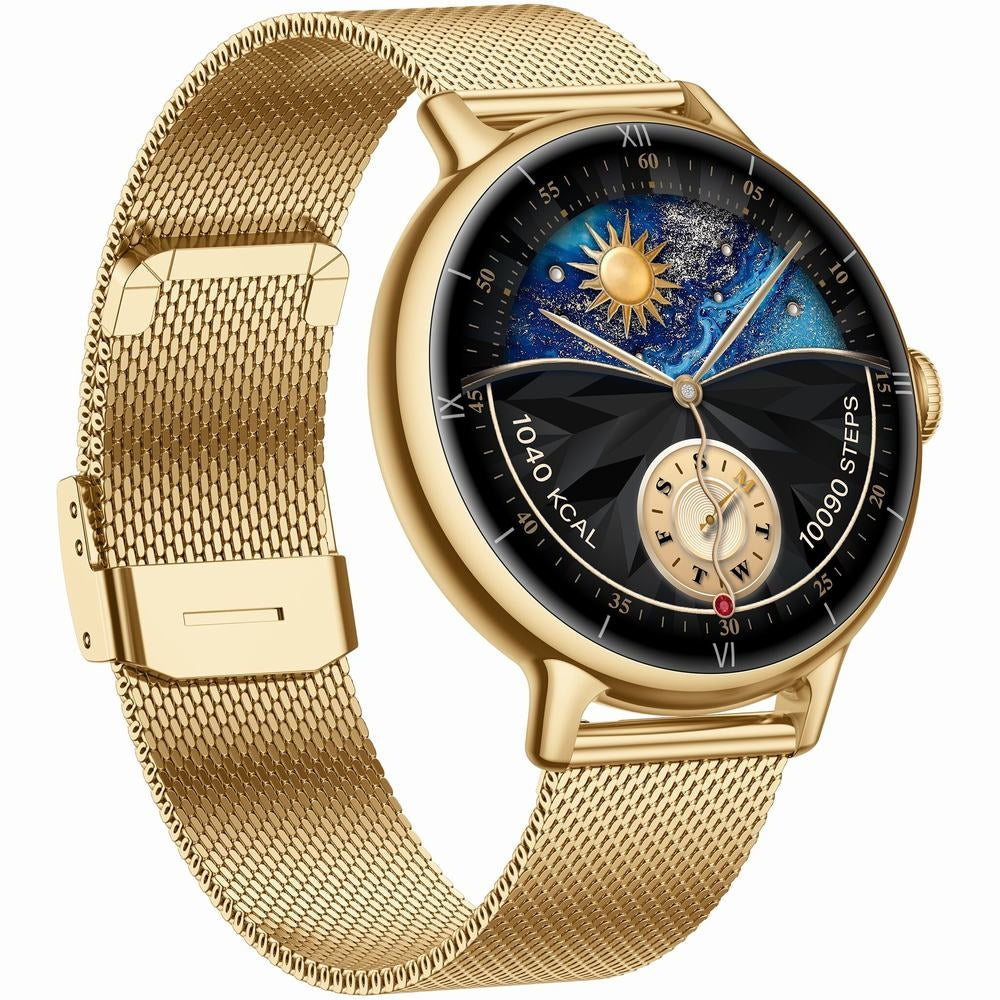 Smartwatch Gravity Złoty Bransoleta + Pasek GT33-2 – zdjęcie 9