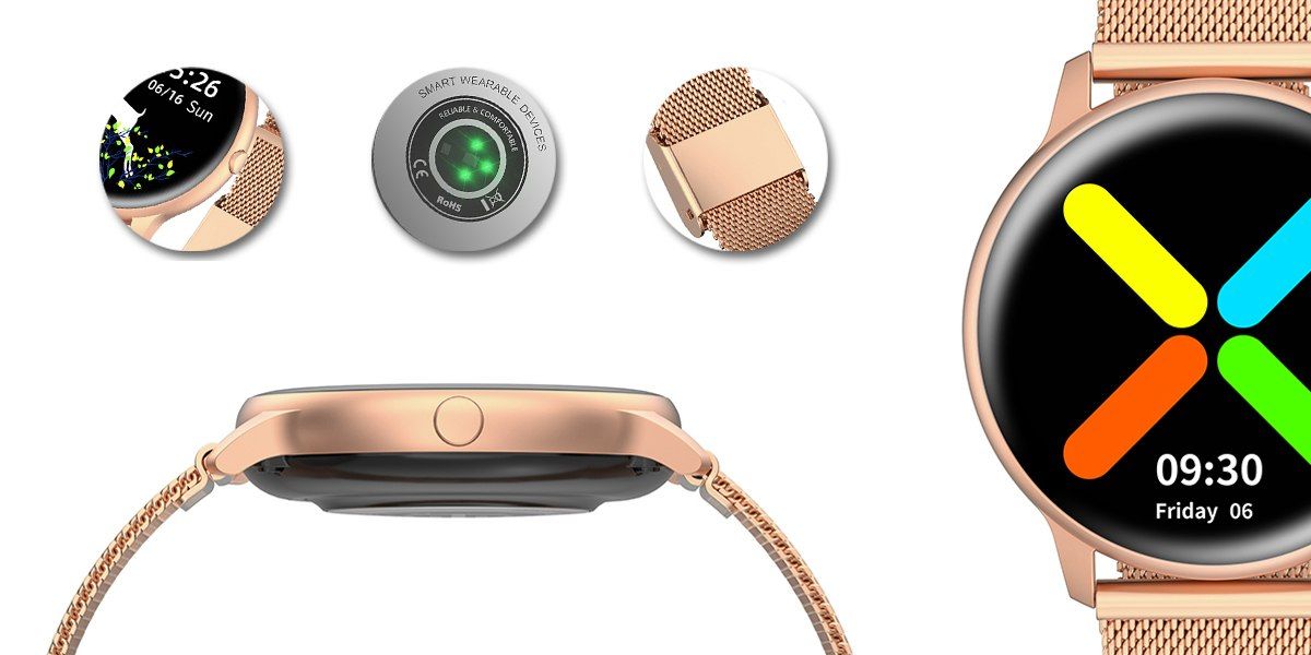 Damski SMARTWATCH G.Rossi SW015-4 Różowe złoto – zdjęcie 9