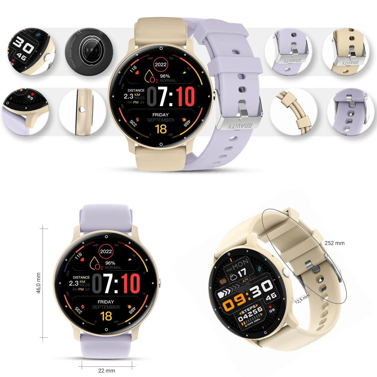 Smartwatch Gravity GT1-8 PRO – zdjęcie 9