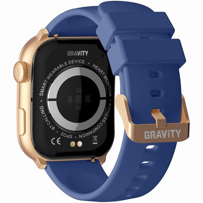 Smartwatch Damski GRAVITY GT28-8 Pasek + Bransoleta Różowe złoto Granatowy – zdjęcie 9