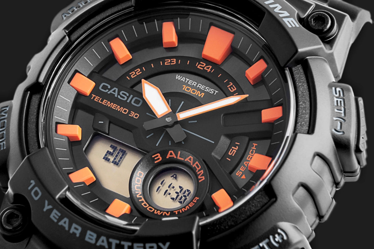Zegarek Męski CASIO Gerton AEQ-110W-1A2VDF + BOX – zdjęcie 4