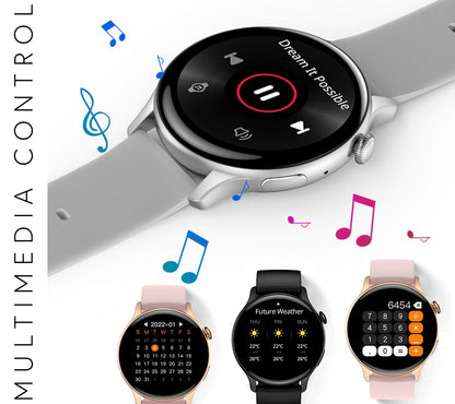 Smartwatch Damski RUBICON RNCF10 Silver/Grey SMARUB238 – zdjęcie 9