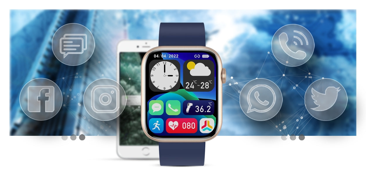 Smartwatch Damski Gravity GT3-4 Różowo-Granatowy – zdjęcie 8